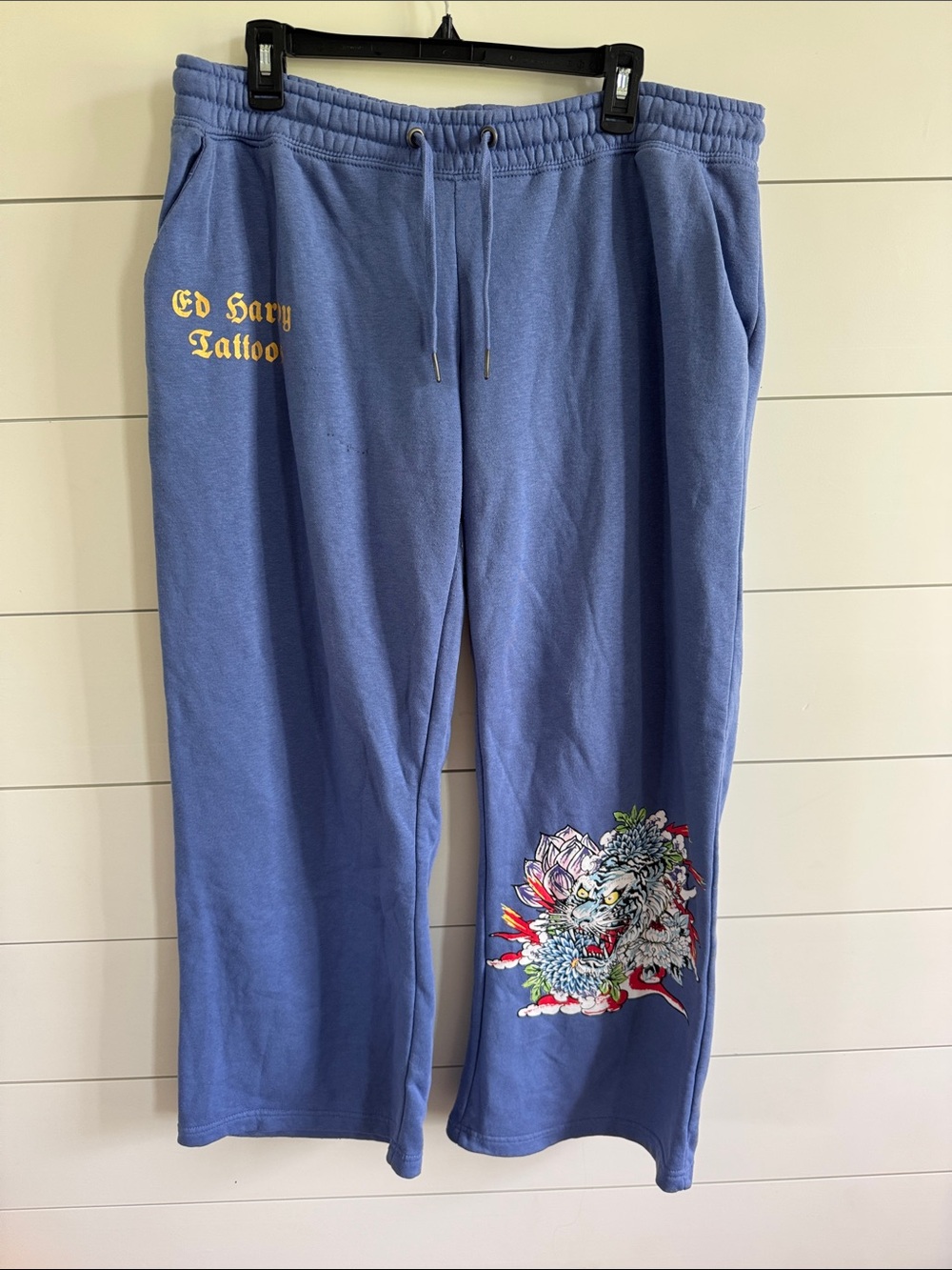 Ed Hardy’s Tiger Lotus Sweatpants